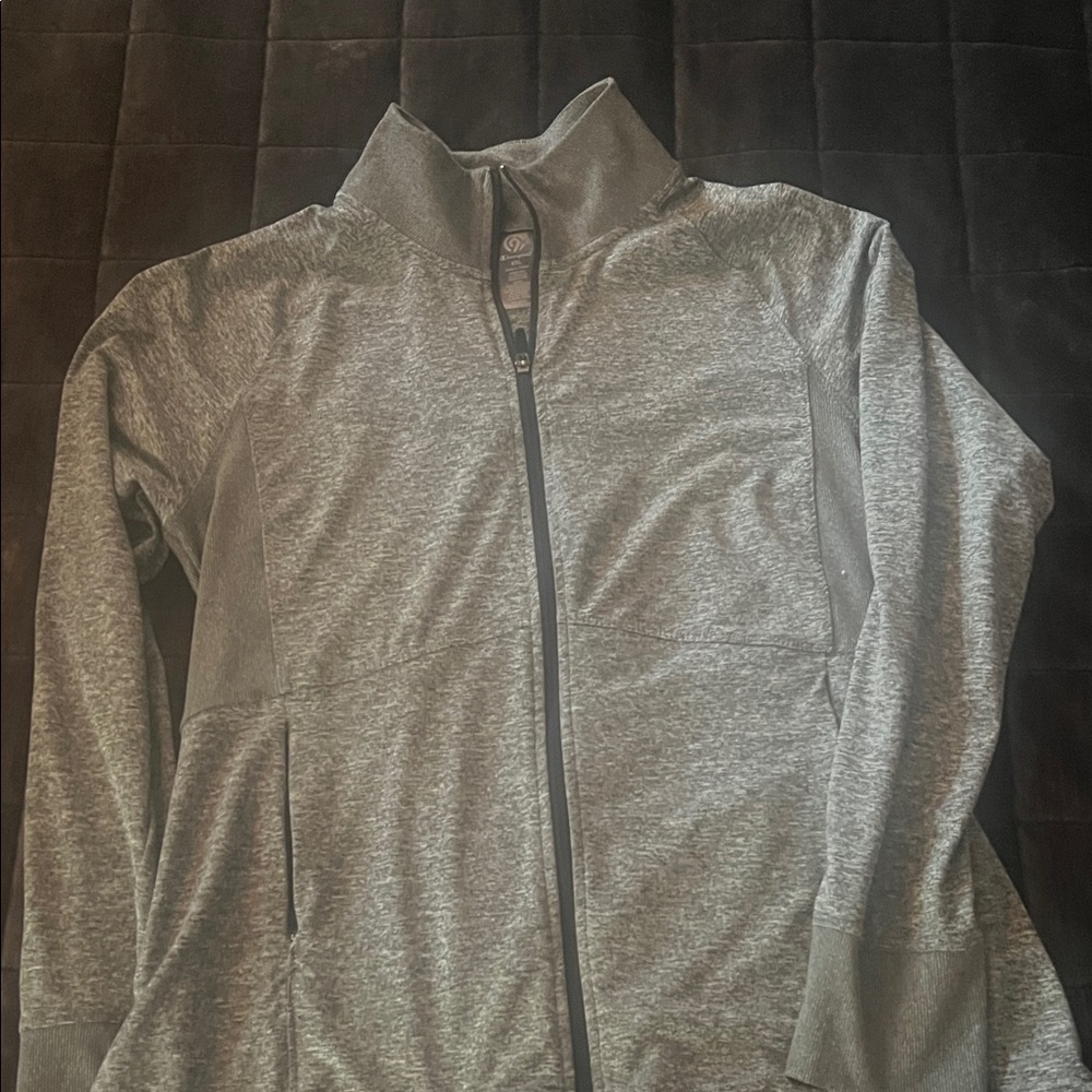 Champion Heather Gray Zip-Up Jacket